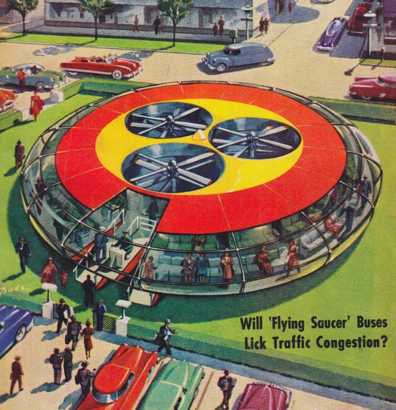 Illustration for article titled The Future Of Transportation Used To Look So Much More Sensational